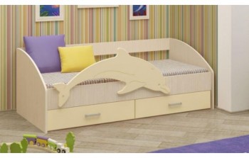 Детская кровать Дельфин-4 МДФ 80х160
