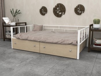 Одноярусная кровать Арга 120 с ящиками