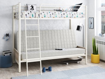 Двухъярусная кровать с диваном Мадлен-2